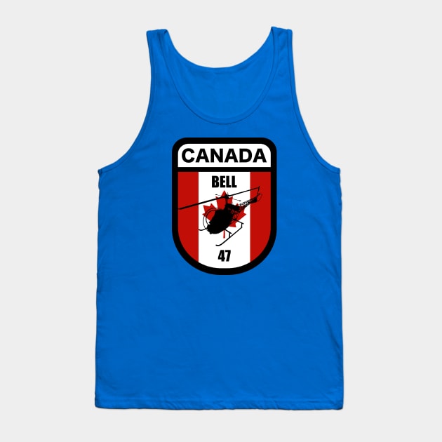 Canadian Bell 47 Tank Top by TCP